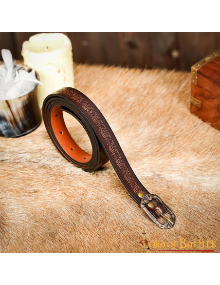 Cinto medieval feito à mão com...