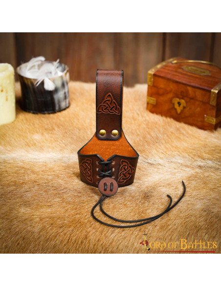 Baldric artesanal para chifres com...