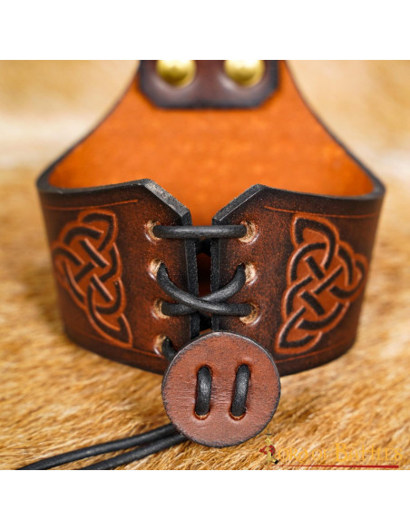 Baldric artesanal para chifres com...