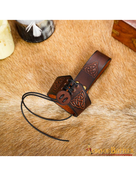 Baldric artesanal para chifres com...