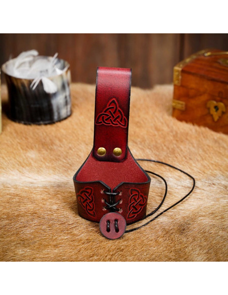 Baldric feito à mão para chifres com...