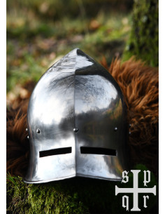 Capacete medieval tardio Sallet