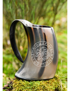 Caneca de cerveja Viking Cavalo de Odin, Sleipnir... 2