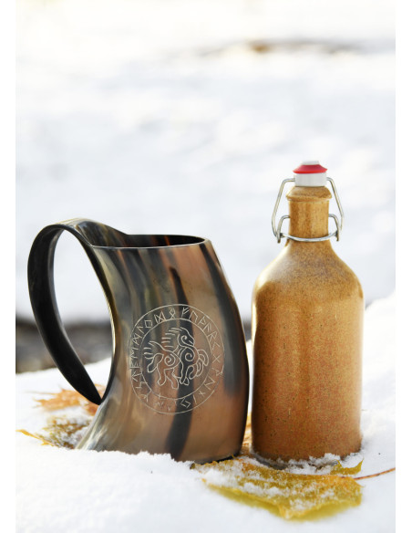 Caneca de cerveja Viking Cavalo de...