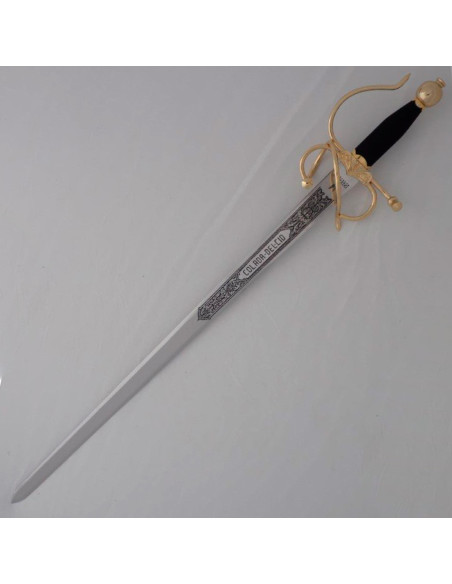 Espada Colada Cid, dourada