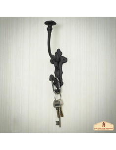 Conjunto de 2 cabides rústicos medievais (20,3x5 cm.) 2