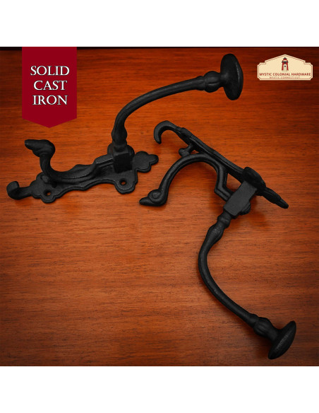 Conjunto de 2 cabides rústicos...