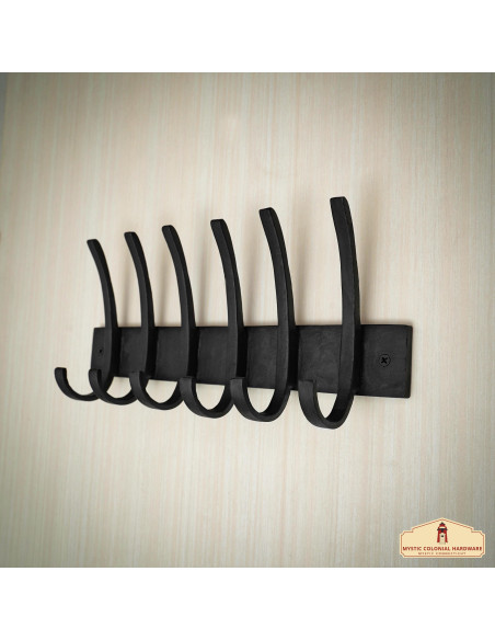 Cabide de parede rústico em ferro...