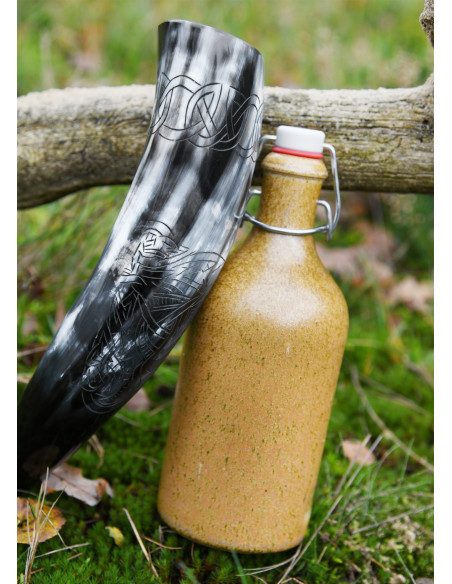 Chifre Viking lobo Fenrir para beber...