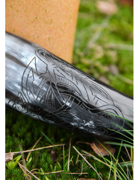 Chifre Viking lobo Fenrir para beber...