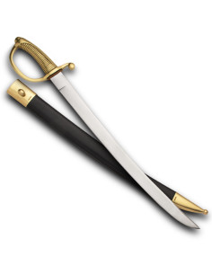Sabre de briquet napoleônico curto funcional (69 cm.)