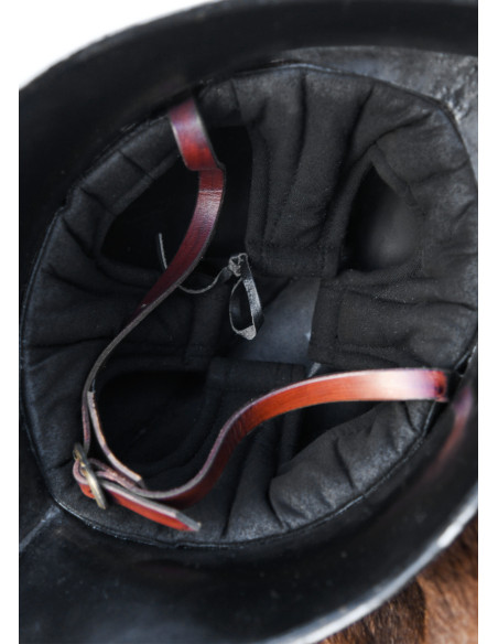 Capacete Sallet alemão medieval...