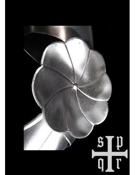 Braços de aço medievais góticos,...