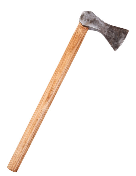 Machado Viking em aço forjado à mão,...