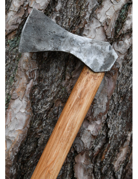 Machado Viking em aço forjado à mão,...