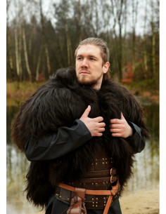 Pele preta de Berserker para guerreiros (130x60 cm.) 2