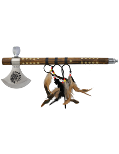 Machado indiano decorativo com penas