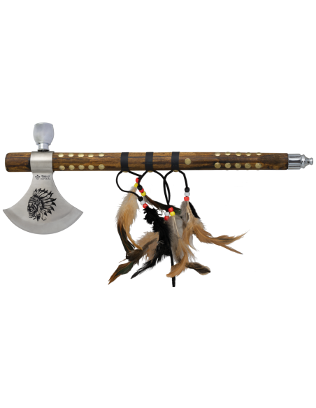 Machado indiano decorativo com penas