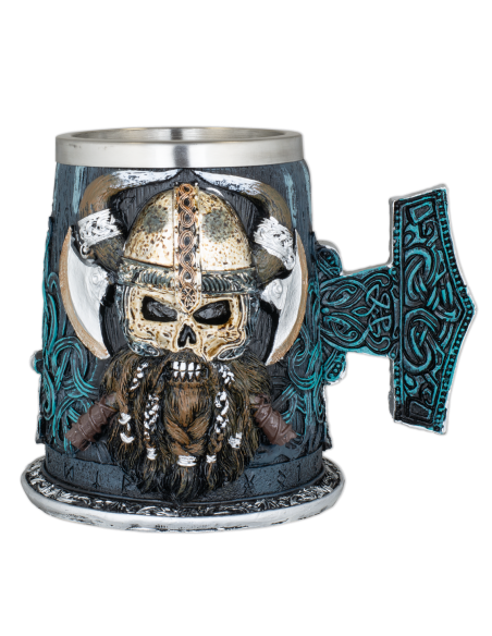 Caneca de guerreiros Viking (14 cm.)