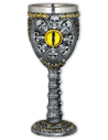 Taça ornamental com caveiras da morte (19 cm.)
