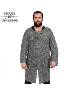 Cota de malha rebitada em alumínio modelo Hauberk