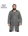 Cota de malha rebitada em alumínio modelo Hauberk