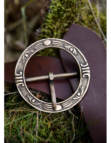 Fivela de cinto medieval redonda (9,5...