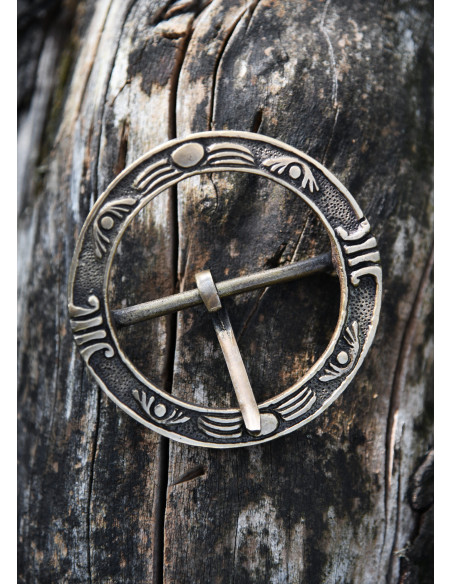 Fivela de cinto medieval redonda (9,5...