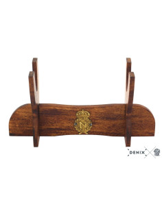 Suporte de madeira com escudo de Napoleão
