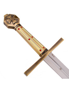 Espada medieval com suporte Robin Hood 2
