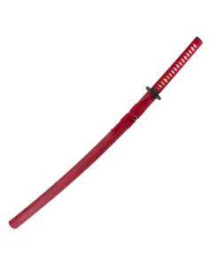 Katana Prática Básica Flor de Lótus em Aço Damasco 2