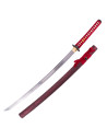 Garnet katana práticas básicas lâmina de aço carbono 1045
