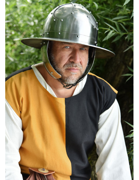 Capacete de chaleira com proteção...