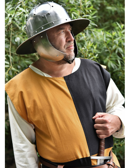 Capacete de chaleira com proteção...