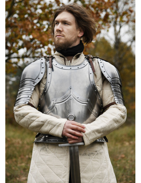 Peitoral completo em estilo gótico,...