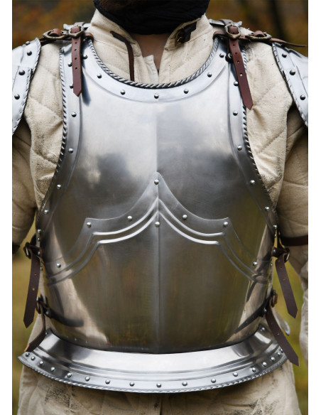 Peitoral completo em estilo gótico,...