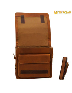 Bolsa de ombro medieval com design de árvore da vida 2