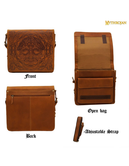 Bolsa de ombro medieval com design de...