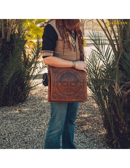 Bolsa de ombro medieval com design de...