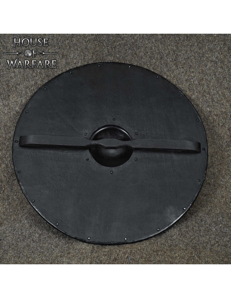 Escudo Viking redondo de madeira...