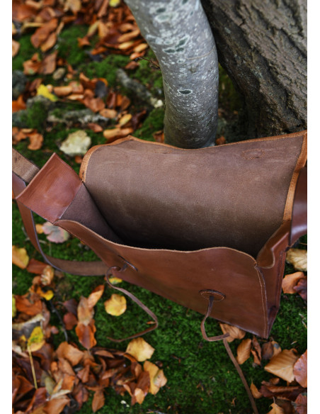 Bolsa romana de couro Comacchio