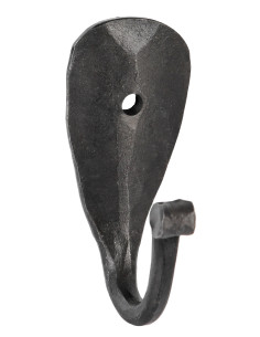 Gancho de parede medieval forjado à mão