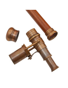 Bengala modelo Steampunk com luneta (99,5 cm.) 2