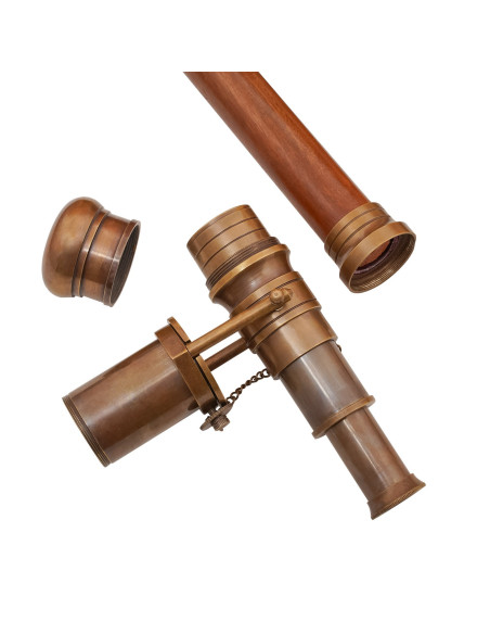 Bengala modelo Steampunk com luneta...