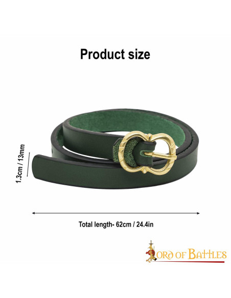 Cinto de couro medieval...