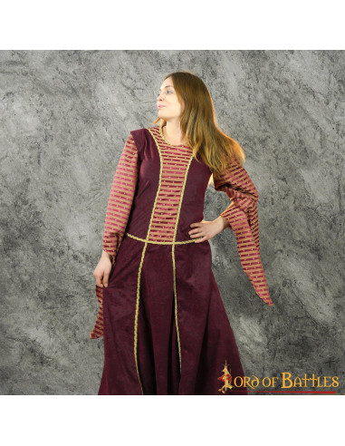 Vestido longo medieval modelo Francy