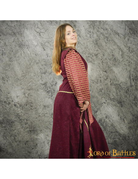 Vestido longo medieval modelo Francy
