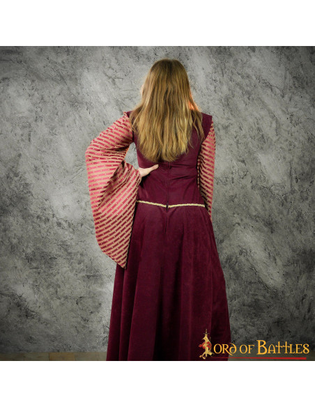 Vestido longo medieval modelo Francy