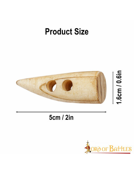 Pacote de 5 fechos de chifre...