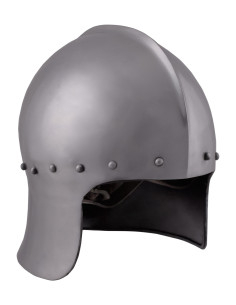 Capacete Sallet do Arqueiro Inglês, século XV